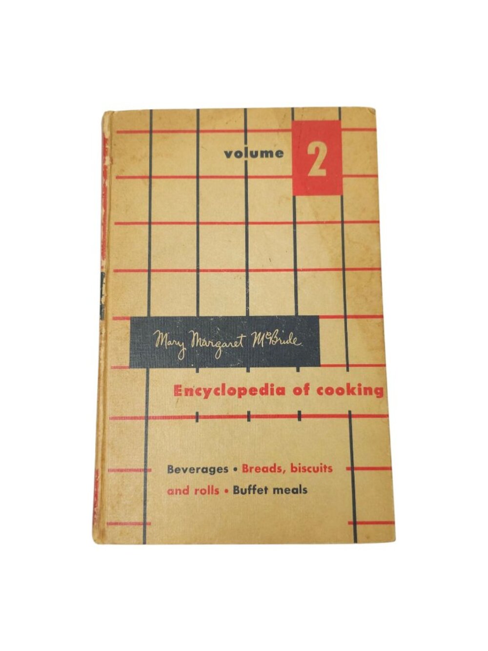 Mary Margaret McBride Encyclopedia of Cooking Volume 2 Vintage 1958 Cookbook HC